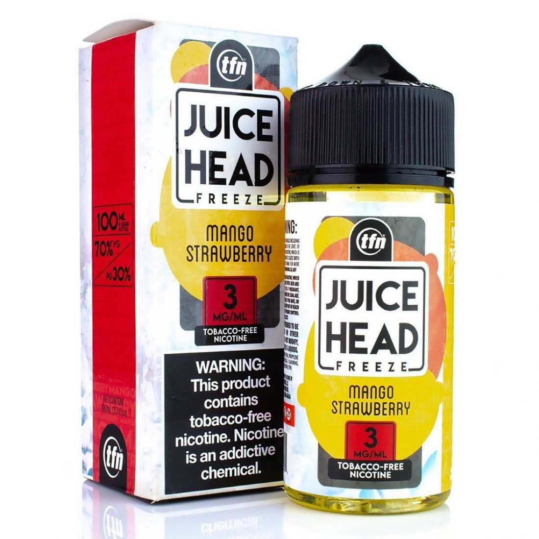 Juice Head - <b>Mango</b> Strawberry (100ML) 3mg.